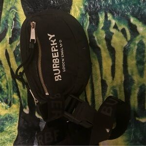 Burberry Black Belt Bag for Men